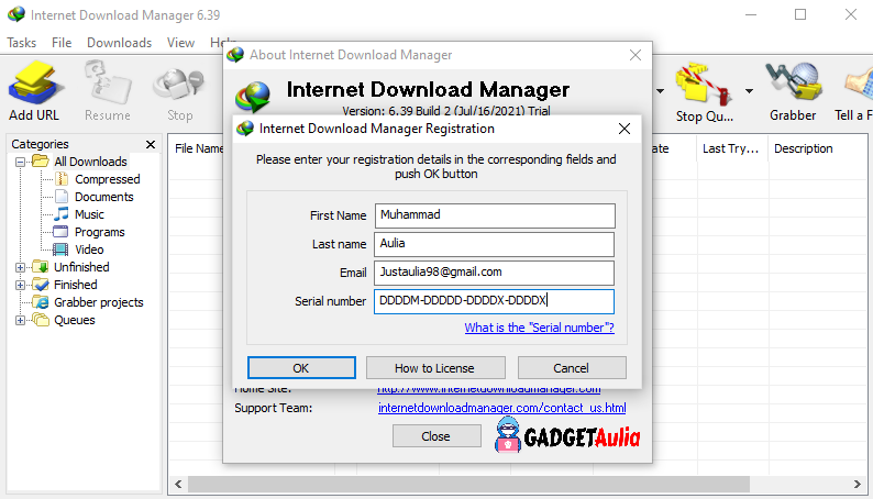 Registration IDM