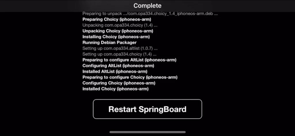 instal tweak choicy sukses
