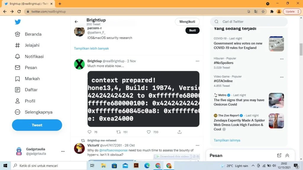 rilis jailbreak ios 15