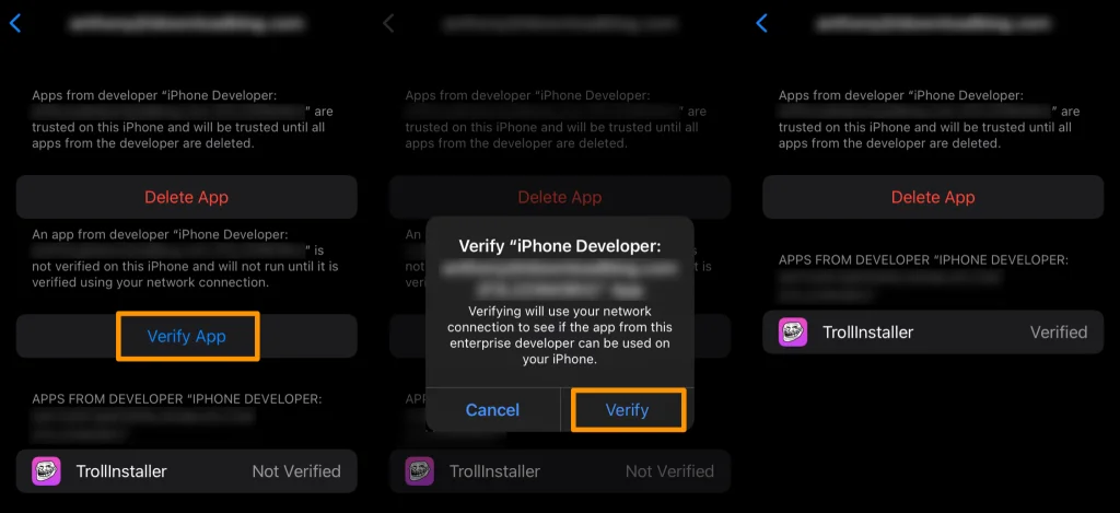 cara instal trollstore di ios 15