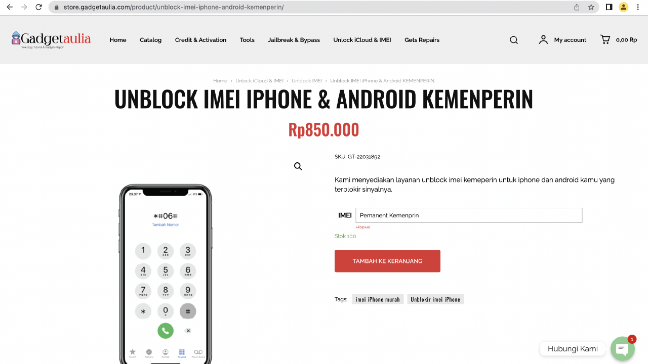 jasa unlock imei iphone kemenperin